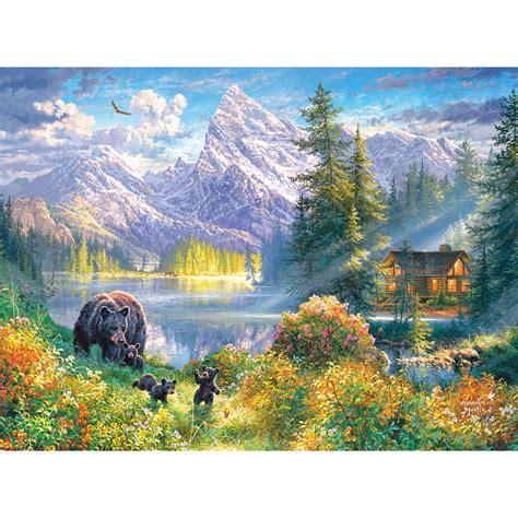 Buy Cra-Z-Art Abraham Hunter 1000-Piece Mountain Morning Adult Jigsaw ...