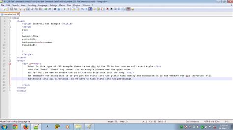 Image result for Internal CSS Example