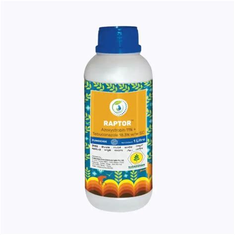 Buy Sudarshan Raptor Azoxystrobin 11% + Tebuconazole 18.3% SC Fungicide ...