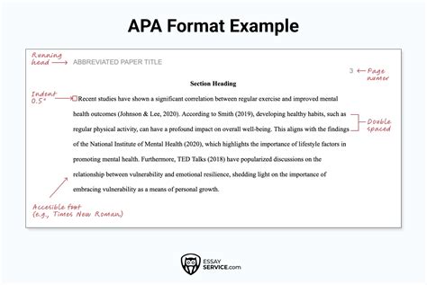 APA Format Essay Example 的图像结果