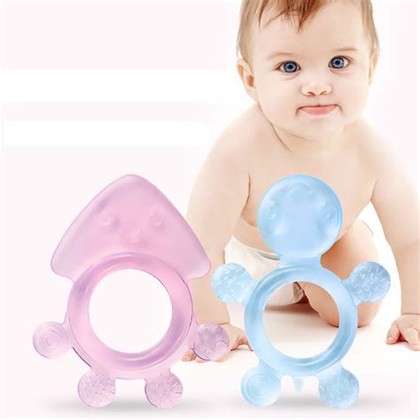 Buy 2 Pcs Silicone Baby Teethers Baby Teething Toys Soothe Massage Sore ...