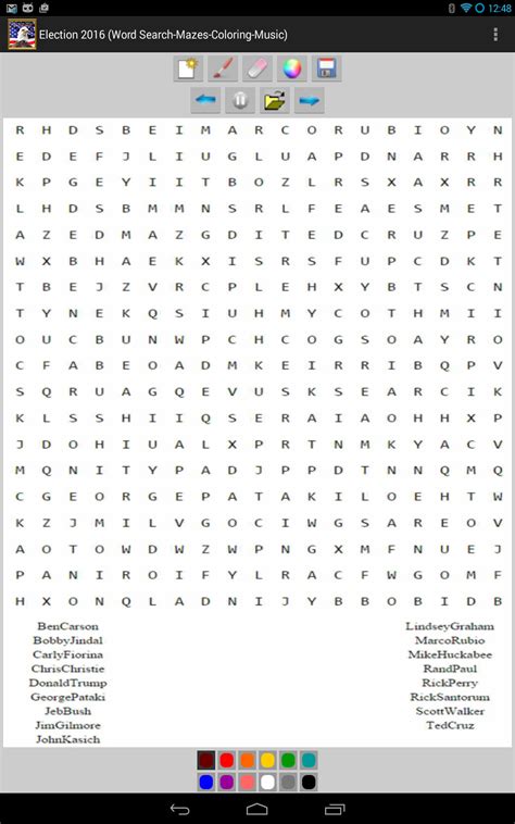 Adult Coloring Book - Election 2016 (Word Search-Mazes-Coloring-Music ...