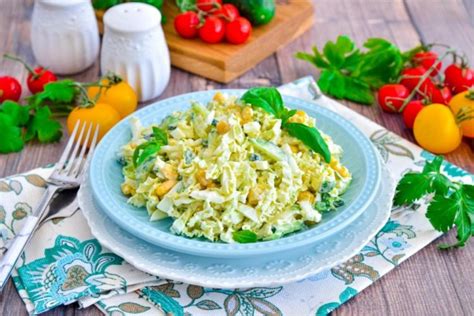 20 самых вкусных ПП салатов из пекинской капусты
