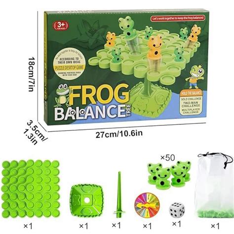 Frog Balance Game | Two-Player Montessori Balance Board Game – Kids Bestie
