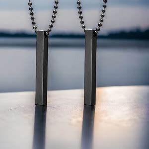 ruby collection Bar Lockets Set | Couple Lockets | 3d Vertical Bar ...