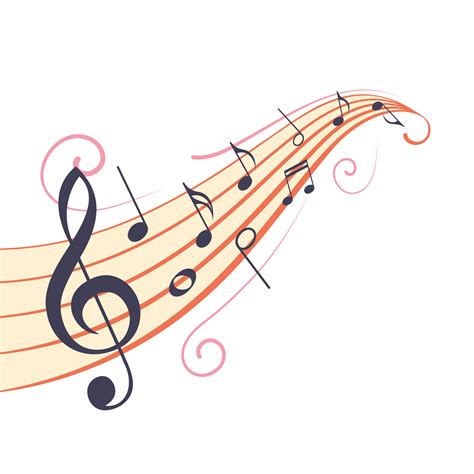 Music Notes On Staff Clipart