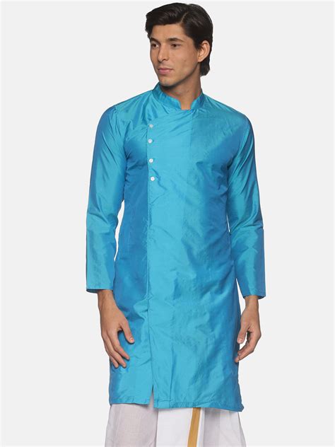 Men Butter Silk Solid Colour Designer Kurta – SETHUKRISHNA