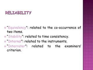 Image result for Validity Reliability Practicality