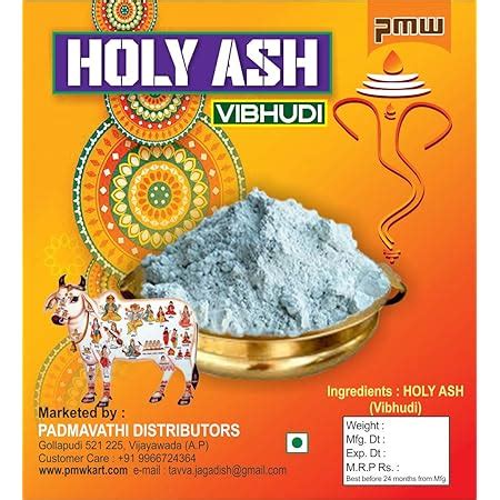 Pure Viboothi for Holy Purpose (White Color, 0.7 X 1.9 X 3.9 Inch ...