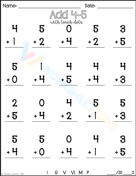 Image result for Touch Dot Math Worksheets