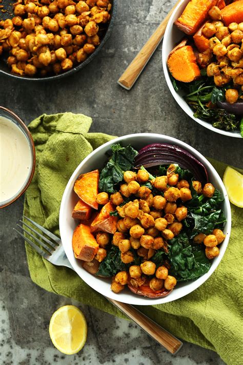 Sweet Potato Chickpea Buddha Bowl | Minimalist Baker Recipes