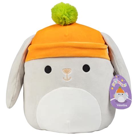 Buy Squishmallows Original 10-Inch Valentina The Grey Bunny - Official ...