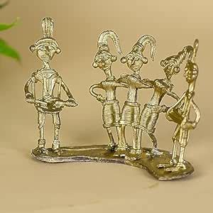Buy SOWPEACE Handcrafted dhokra Art Orchestra ?Hymn of Happiness? Brass ...