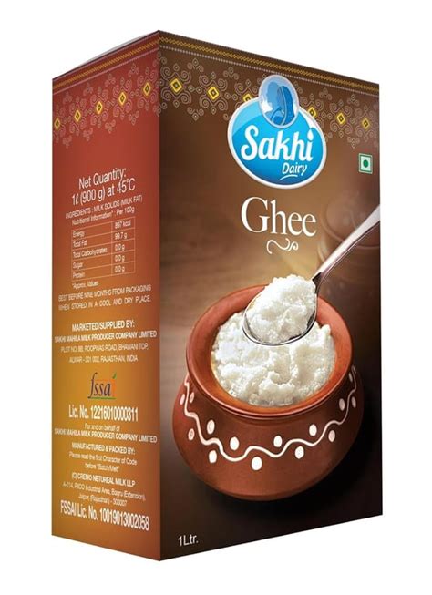 Desi Sakhi Ghee With Rich Aroma, Pure Danedar Ghee- (1 litre)