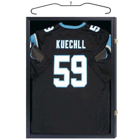 IHEIPYE Jersey Frame Display Case,Jersey Shadow Box Lockable with 98% ...