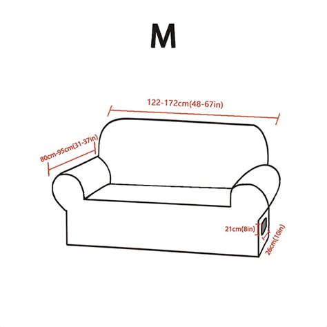 Stretch Sofa Cover Slipcover Elastic Velvet Sectional Couch Armchair ...
