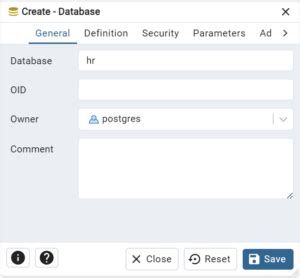 Image result for CreateDatabase PostgreSQL