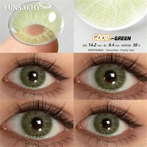 FUNSACHY New Color Contact Lenses Magic Eyes Pupil Big Eyes Year Use ...