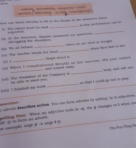 Anyone help me out with this from lesson THE FUN THEY HAD CLASS 9 DO ...