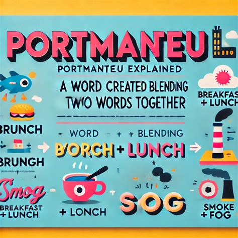 Portmanteaus: Clever Word Mashups That Make Perfect Sense - The Lingwist