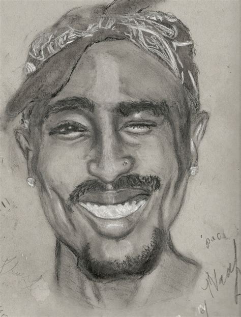 Tupac Portrait Drawing 的图像结果