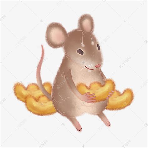老鼠元宝鼠年2020素材图片免费下载-千库网
