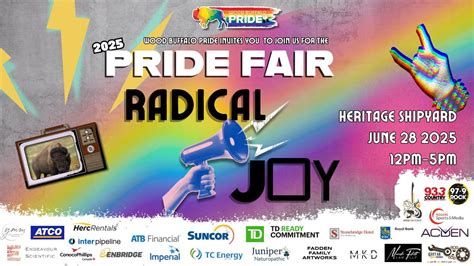 2025 Wood Buffalo Pride Fair, Fort Mcmurray Heritage Shipyard, 28 June ...