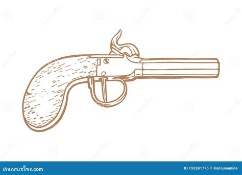 Flintlock Pistol Sketch