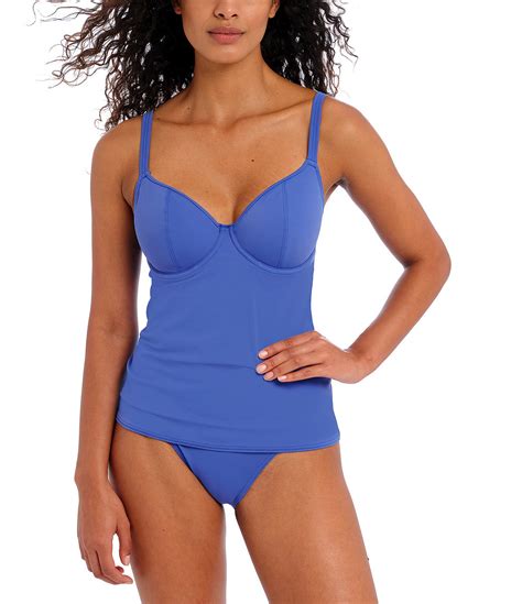 Freya Jewel Cove Solid Non-Padded Plunge V-Neck Extended Bra Sizes ...