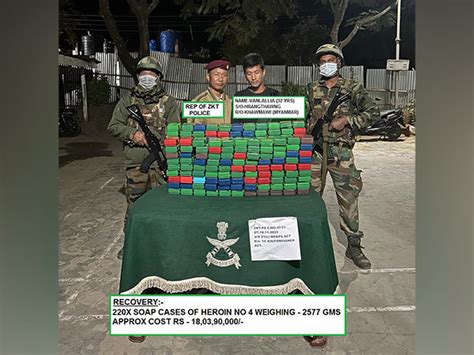 Mizoram: Assam Rifles recover heroin, illegal cash in Champai, five held