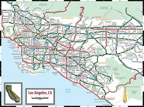 Large Los Angeles Maps for Free Download and Print | High-Resolution and Detailed Maps