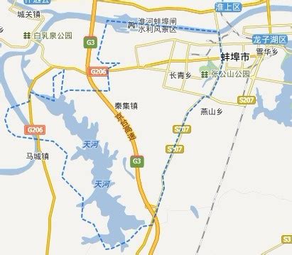 蚌埠市各区地图划分的界限在哪？急求。。。_百度知道