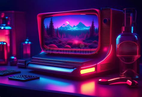Retro Computer Illustration 的图像结果