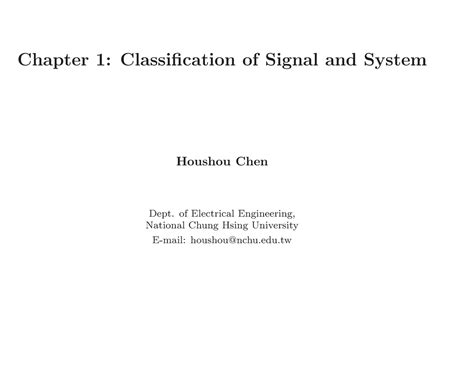 1438 chapter 1 - Lecture notes 1-6 - Chapter 1: Classification of ...