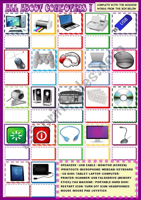 Worksheet Using Computer Matching 的图像结果