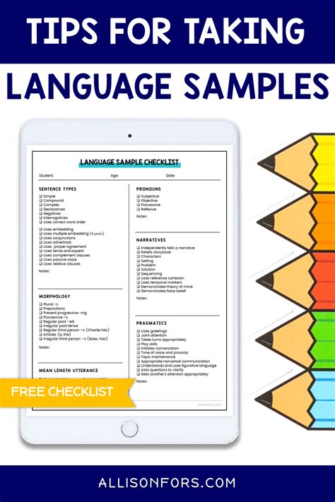 Image result for Language Sample Examples