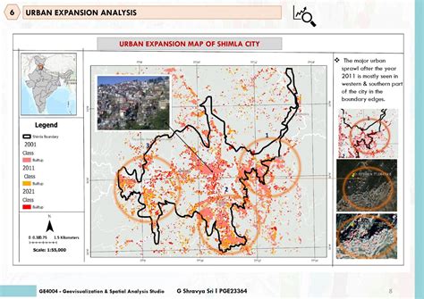 URBAN EXPANSION ANALYSIS USING REMOTE SENSING AND GIS | CEPT - Portfolio