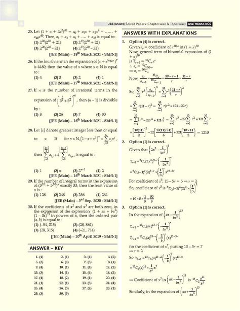 JEE PYQ BINOMIAL AND ITS SIMPLE APPLICATIONS
