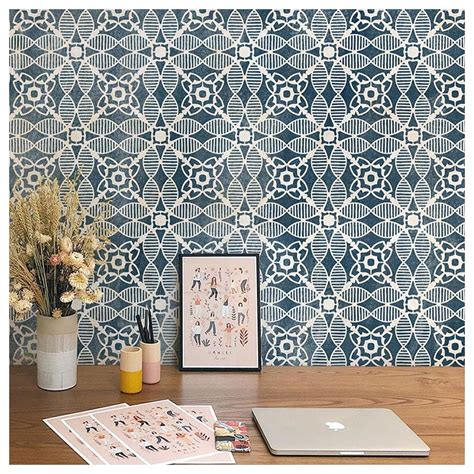 Latest Indian Spinach Floral Stencils for Wall Painting (KDRDSS1191 ...