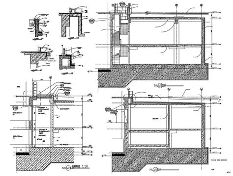 Building Section Details DWG File - Cadbull