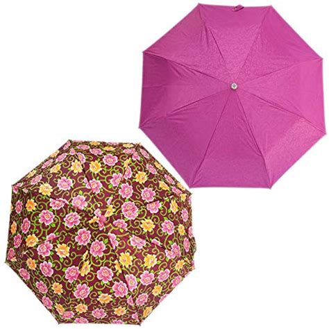 RAINPOPSON 3 Fold Umbrella for Women & 3 Fold Umbrella for Men Combo ...