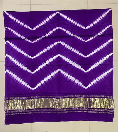 Pure Modal Silk Shibori Dupatta Lagdi Patto - Leheriya.com