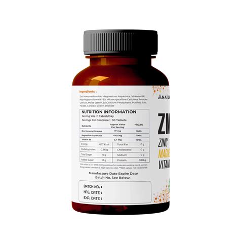 ZMA (Zinc Magnesium Vitamin B6) – naturaltein