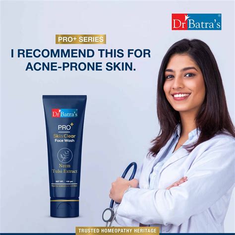Dr Batra's PRO+ Skin Clear Neem & Tulsi Facewash - 100 gm