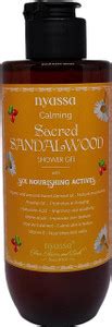 nyassa Calming Sacred Sandalwood Shower Gel With 6 Nourishing Actives ...