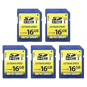 16GB Class 10 SDHC Flash Memory Card Full Size SD Card USH-I U1 Trail ...