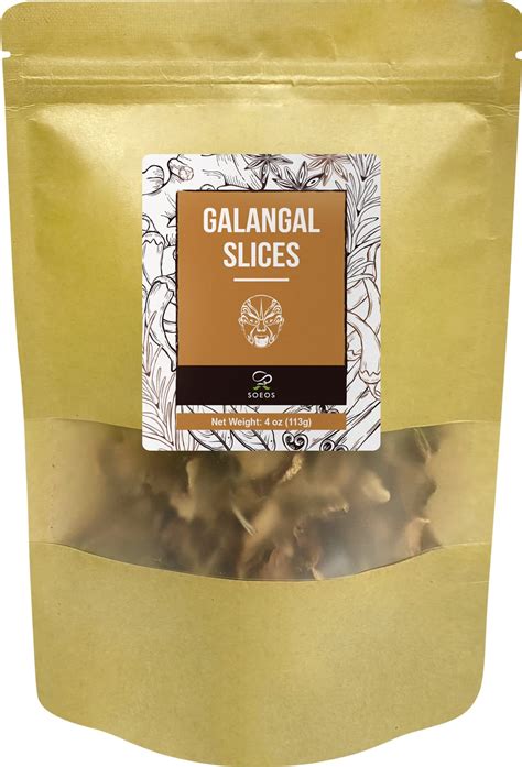 Buy Soeos Galangal Slices 4 oz (113g),Galanga,Fresh Galangal,Sliced ...