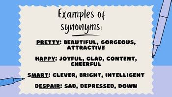 Synonyms and Antonyms Teaching and Learning Bundle by Soulful Sources ...