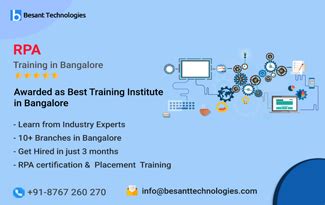 RPA Training in Bangalore | Best RPA Training Institute in Bangalore