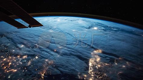 太空视角的地球高清图片下载-正版图片600034412-摄图网